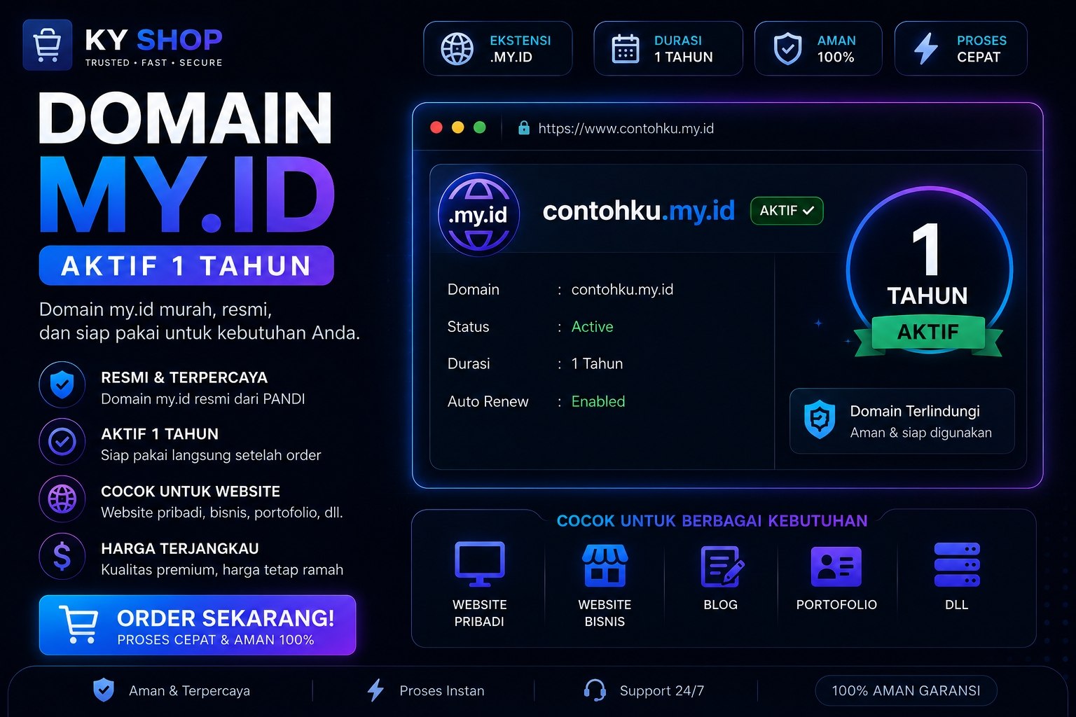DOMAIN MY.ID